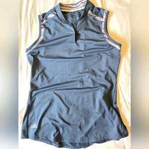 Adidas Gray Athletic Tennis Tank Top Size M